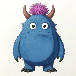 thistle monster drawn in kentaro miura art style