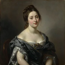 a fine art painting of an elegant lady