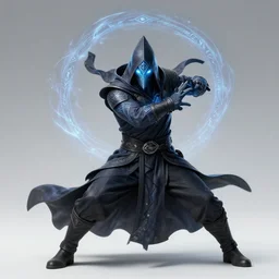 The powerful rune magic wizard prepared his next attack with ominous aura, in the style of JoJos Bizarre Adventure, ultra high resolution, intricate details