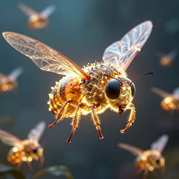 an intricate concept art photorealistic illustration of a glowing megafauna insects flying, ultra photorealistic, radiant lighting, pinterest, digital art, photorealistic movie still, style feng zhu and artgerm, hyper realistic, octane render, trending on artstation, cgsociety, cinematic light, 8 k