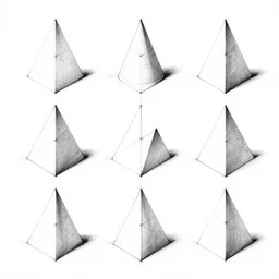Art demo of six point perspective.