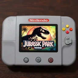 a nintendo 6 4 in game graphics screenshot for jurassic park ( 1 9 9 3 )