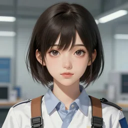 character concept art of an anime woman engineer | | cute - fine - face, pretty face, realistic shaded perfect face, key visual, fine details by stanley artgerm lau, wlop, rossdraws, james jean, andrei riabovitchev, marc simonetti, and sakimichan, tranding on artstation