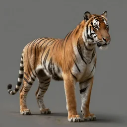 a digital painting of a horse - tiger hybrid, isolated, hyperealism, award winning, stunning, trending on art - sation, highly detailed, cinematic lighting, 8 k, hd