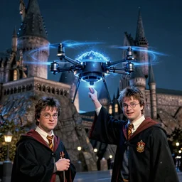 harry potter spell drone strikes, 4 k