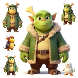 character 3 d concept art page of a cute wacky humanoid orc with a coat as an enemy in spyro the dragon video game concept art, spyro trilogy remaster concept art, playstation 1 era graphics, activision blizzard style, 4 k resolution concept art