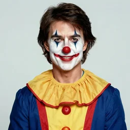 tom cruise as a clown,