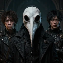A fancy portrait of a occultist wearing a beak mask by Greg Rutkowski, Sung Choi, Mitchell Mohrhauser, Johnson Ting, Bloodborne, 8k photorealistic, volumetric lighting, HD, high details, dramatic, dark atmosphere, trending on artstation