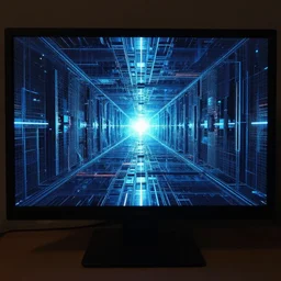 a computer screen that leads to another dimension