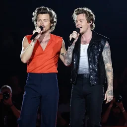 harry styles and louis tomlinson concert