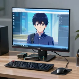 my kvm is malfunctioned, professional photo anime