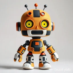a robot plush made by ikea
