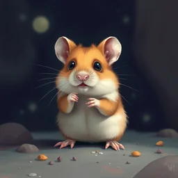 cute hamster by beeple, artgerm, aaron horkey, amanda sage, bauhaus, salvador dali, bernie wrightson, bruce pennington, frank, stella, anne stokes, alena aenami, angus mckie, alex grey, don bluth, akira toriyama, chris moore, arthur adams, andre masson, dr. suess, brian despain. abstract, artstation, design 4 k, native, hd