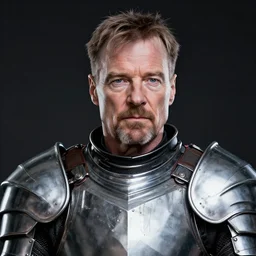 walter white, fantasy armor, detailed face, dynamic lighting, tony sart