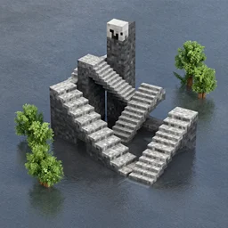 mc escher's stairs flooding