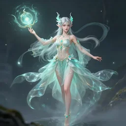 a photo of an air elemental