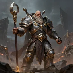 old king barbarian cosmic warrior, d & d, fantasy,