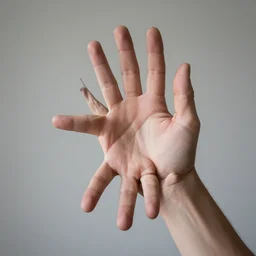 an 8k photo of a human hand