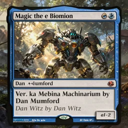 magic the gathering art, ver.ka mecha machinarium by Dan Mumford and by Dan Witz