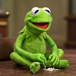 kermit the frog heroin habit, addict, junky,