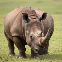 wooly hairy brown rhino nature photography