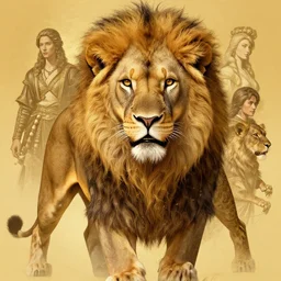 highly detailed portrait of a majestic lioness queen in the form of a beautiful woman. d & d, art by gerald brom and ruan jia and carl larsson. trending on artstation, intricate details, energetic composition, golden ratio, concept art, illustration, elegant art