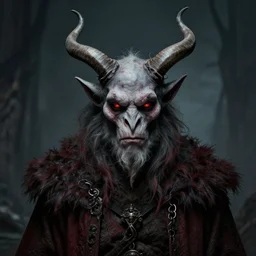 krampus portrait by loish and liam brazier