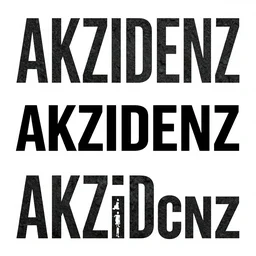 akzidenz grotesk font sample image