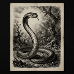 asset sheet, material study ( caricature ) snake charmer by mark ryden dark foreboding