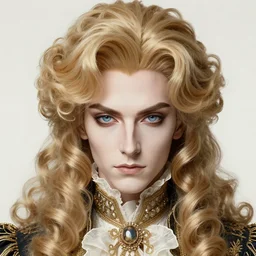 victorian alucard, symmetric face, styling, fancy, elegant, gorgeous, voluptuous hair beautiful, fine detail, magnificent
