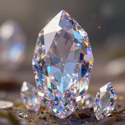 big crystal closeup, shallow depth of field, highly detailed, digital painting, trending artstation, concept art, illustration, cinematic lighting, vibrant colors, photorealism, epic, octane render