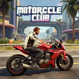 a gorgeous screenshot of the upcoming modern open world metaverse rpg called'motorcycle club '! reminds us of gta 5, 8 k, cgi movie
