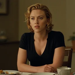 intimate movie still of scarlett johansson in lost in translation