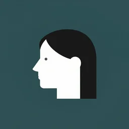 minimalist ui art icon for a wandering mind, victo ngai, kilian eng, lois van baarle, flat, artstation, behance, pixel, minimalist, triadic color scheme