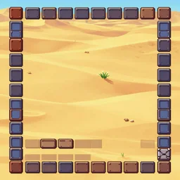 sahara desert, game 2 d, neo geo, game maker, props, spritesheet