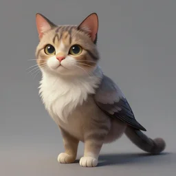 cat bird hybrid. digital painting, detailed, 8 k, trending on artstation, smooth, sharp focus artwork by mark arian, artgerm, mark keathley, greg rutkowski