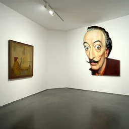 equirectangular room by salvador dali