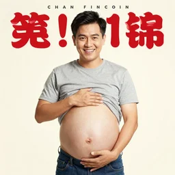 Poster for a Vietnamese comedy movie about male pregnancy