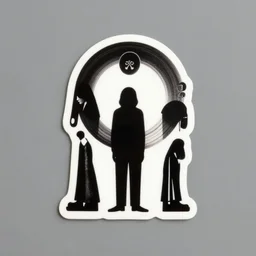 minimalist sticker art for a wandering mind, retro psychology, victo ngai, kilian eng, lois van baarle
