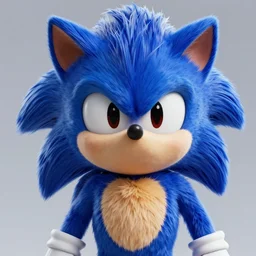 ultra detailed realistic sonic the hedgehog photorealistic highly detailed fur detailed facial features heraldo ortega, octane render, trending on artstation, 8 k