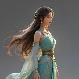 side_profile_centered_painted_portrait_Maya_Ali_as_a_wind_sorcerer_DD_cell-shaded_matte_painting_concept_art_bright_backlit_official