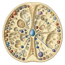 schematic overview of the siliceous components of diatom cell walls by john howe