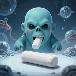 how it feels to chew 5 gum at the same time as being abducted by interdimensional entities