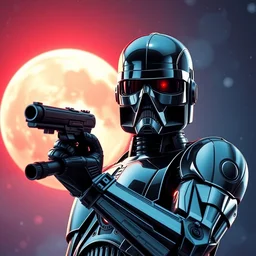 robocop terminator on the death star