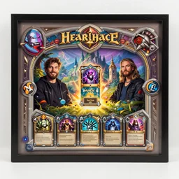 art piece frame, picture frame, hearthstone card game art frame, art piece frame, bright masterpiece artstation. 8 k, sharp high quality artwork in style of jose daniel cabrera pena and greg rutkowski, concept art by tooth wu, blizzard warcraft card game, magic the gathering art, hearthstone card game,