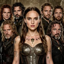 natalie portman, legendary warrior, heroic fighter, lord of the rings, tattoos, decorative ornaments, battle armor, by omar ortiz, carl spitzweg, ismail inceoglu, vdragan bibin, hans thoma, greg rutkowski, alexandros pyromallis, perfect face, fine details, centered, rule of thirds, realistic shading photorealism