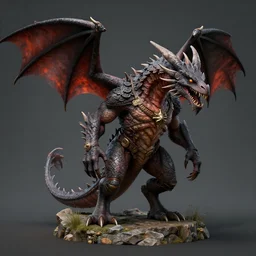 fantasy creature from dragon's rise : the forgotten realms, 3 d, film / vfx character art