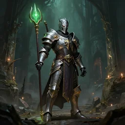of a paladin in the grimdarkest dungeon depths