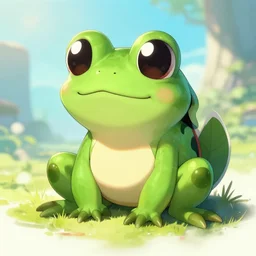 final fantasy frog by ruan jia
