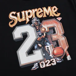 supreme 2 0 2 3 graphic t - shirt drop, crazy graphics, closeup photography